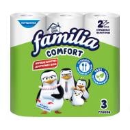 Бумажные полотенца "Comfort", Familia, 2 слоя, 3 рулона