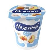 Йогуртный продукт, НЕЖНЫЙ, с соком персика, 1,2 %, 320 г