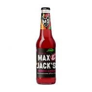 Пивной напиток газированный, Max & Jack's, с вишней и миндалём, 4,7%, 0,4 л