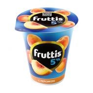 Йогуртный продукт "Fruttis", Ehrmann, персик, 5%, 209 г