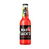 Пивной напиток, Max Jack’s, клубника/лайм, 4,7%, 0,4 л