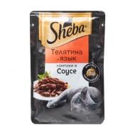 Мягкий корм для кошек, Sheba, телятина и язык, 75 г