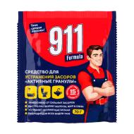 Средство для устранения засоров "Активные гранулы", 911, 70 г