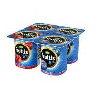 Йогуртный продукт "Fruttis", 5%, вишня/черника, 115 г