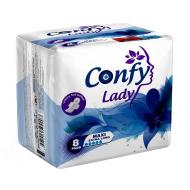 Прокладки, Confy Lady, Maxi Extra Long, 8 шт.