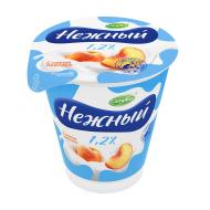 Йогуртный продукт, НЕЖНЫЙ, с соком персика, 1,2 %, 320 г