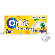 Жевательная резинка "Refreshers", Orbit, тропический микс, 16 г