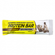 Шоколадный батончик, Protein Bar, ваниль, 50 г