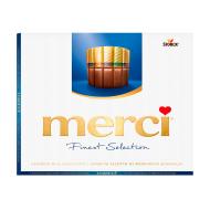 Набор шоколадных конфет "Merci", 250 г, в ассортименте