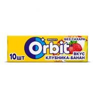 Жевательная резинка "Клубника-банан", Orbit, 13,6 г