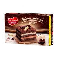 Торт бисквитный "Шоколадный микс", Русская Нива, 350 г
