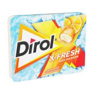 Жевательная резинка "X-Fresh", Dirol, ледяной мандарин, без сахара, 16 г