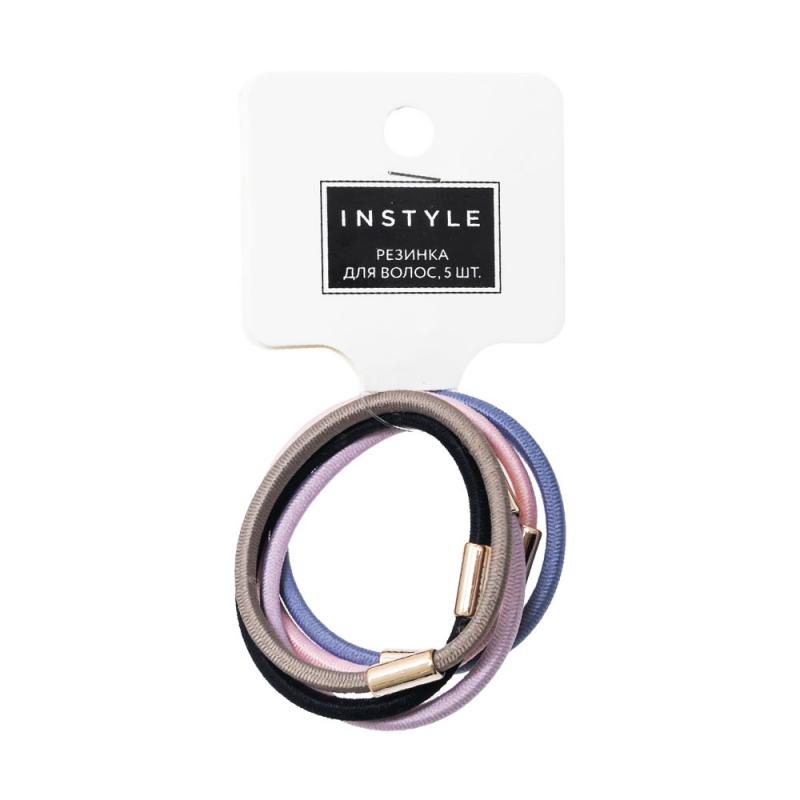 Резинка для волос, INSTYLE, 5 шт., в ассортименте