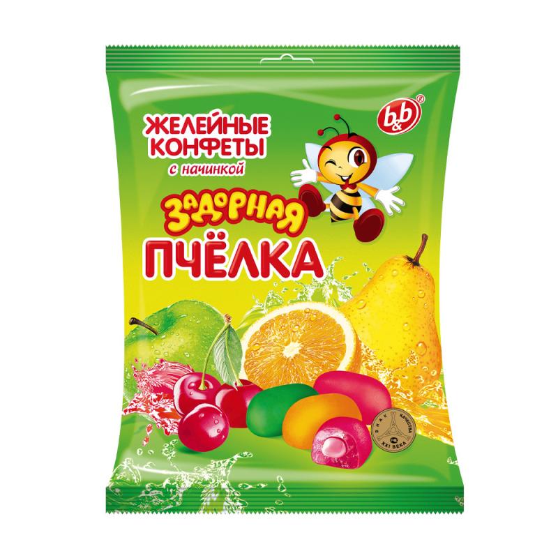 Конфеты желейные "Задорная пчёлка" микс, 300 г