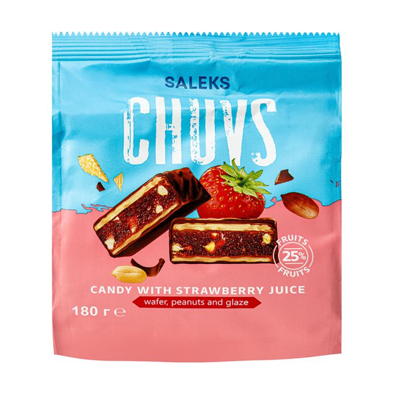 Глазированные вафельные конфеты Chuvs, 180 г, в ассортименте