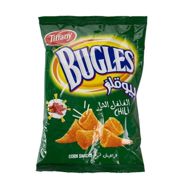 Чипсы Tiffany bugles с чили 75 г