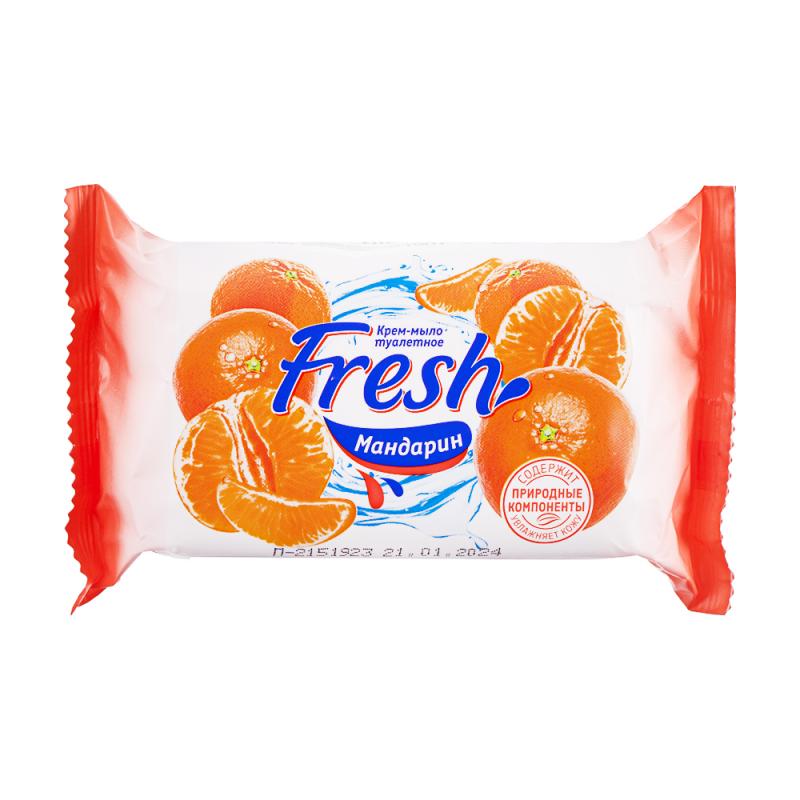 Крем-мыло туалетное, Fresh, 190 г, в ассортименте