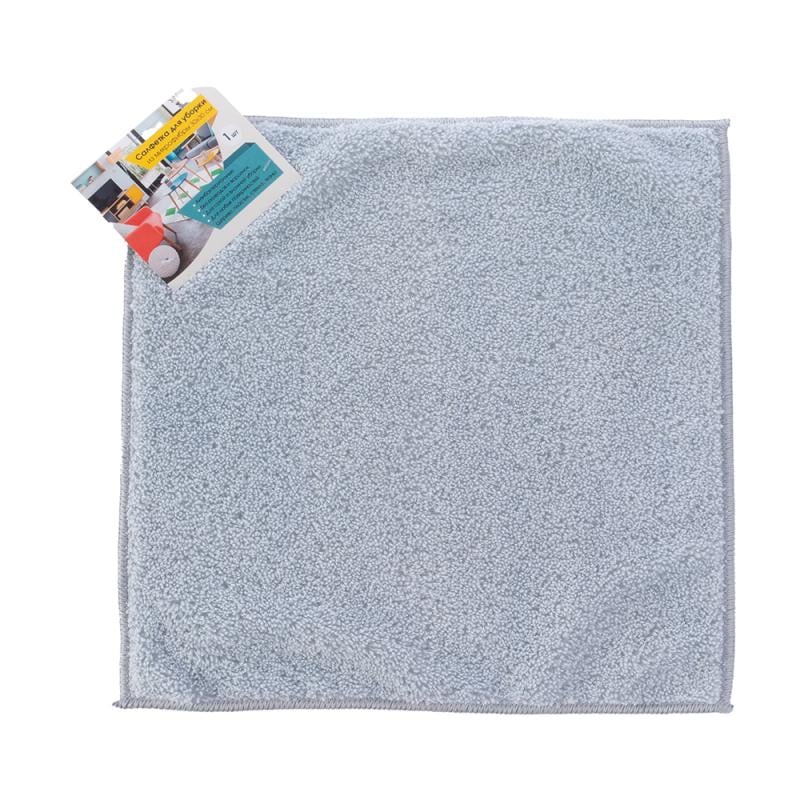 Салфетка для уборки из микрофибры, 30х30 см