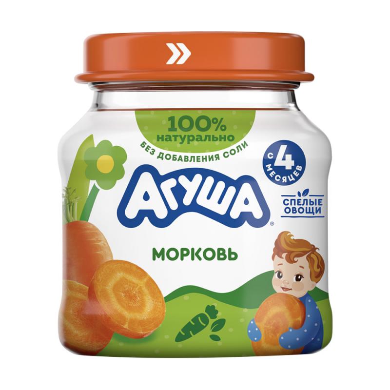 Пюре овощное, Агуша, 80 г, в ассортименте