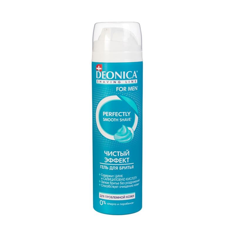 Гель для бритья, DEONICA FOR MEN, 200 мл