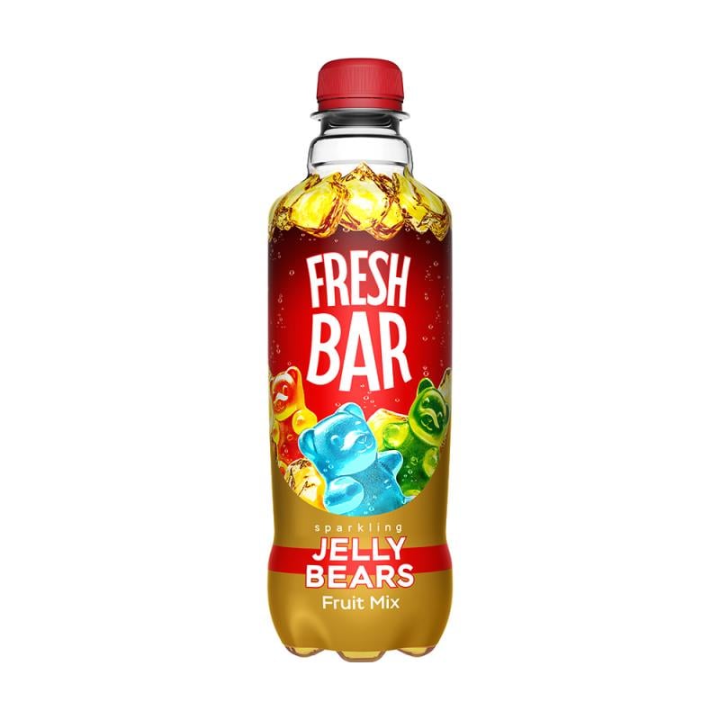 Напиток газированный безалкогольный "Jelly Bears", Fresh Bar, 0,48 л