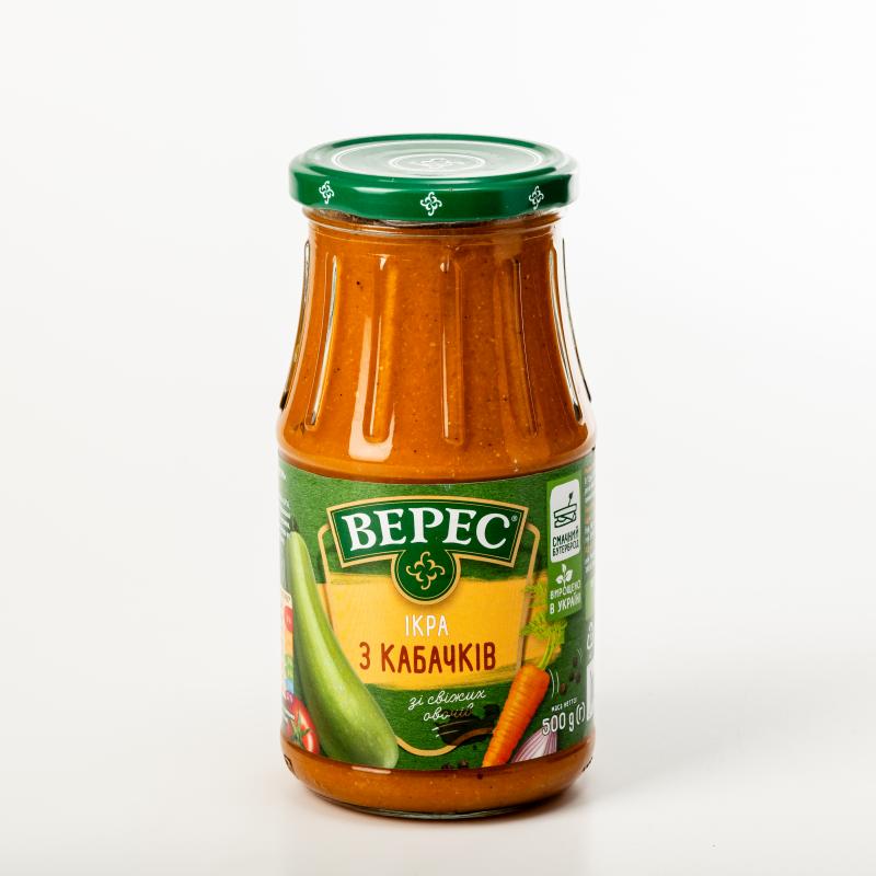 Икра кабачковая, Верес, 500 г - купить в интернет-магазине Fix Price в ...