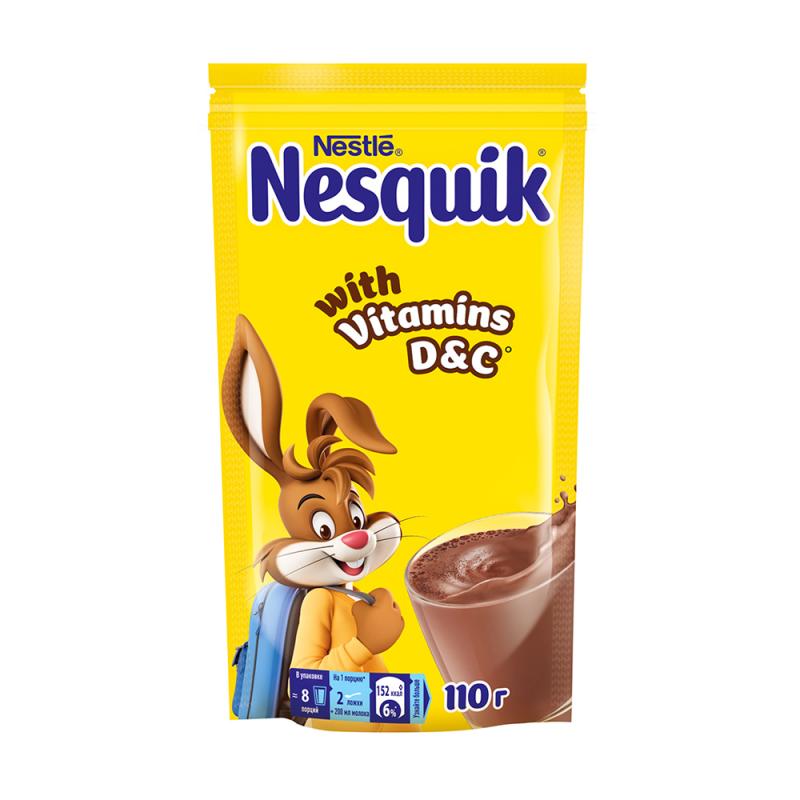 Какао-напиток, Nesquik, быстрорастворимый, 110 г