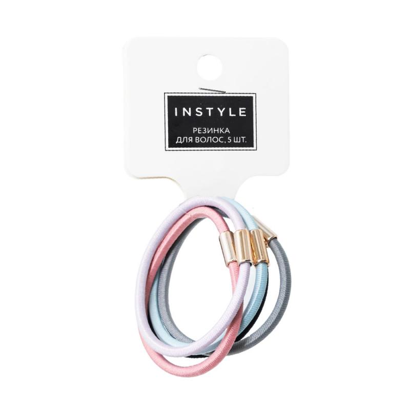 Резинка для волос, INSTYLE, 5 шт., в ассортименте