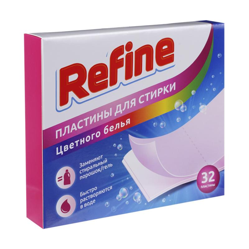 Пластины для стирки, Refine, 32 шт., в ассортименте