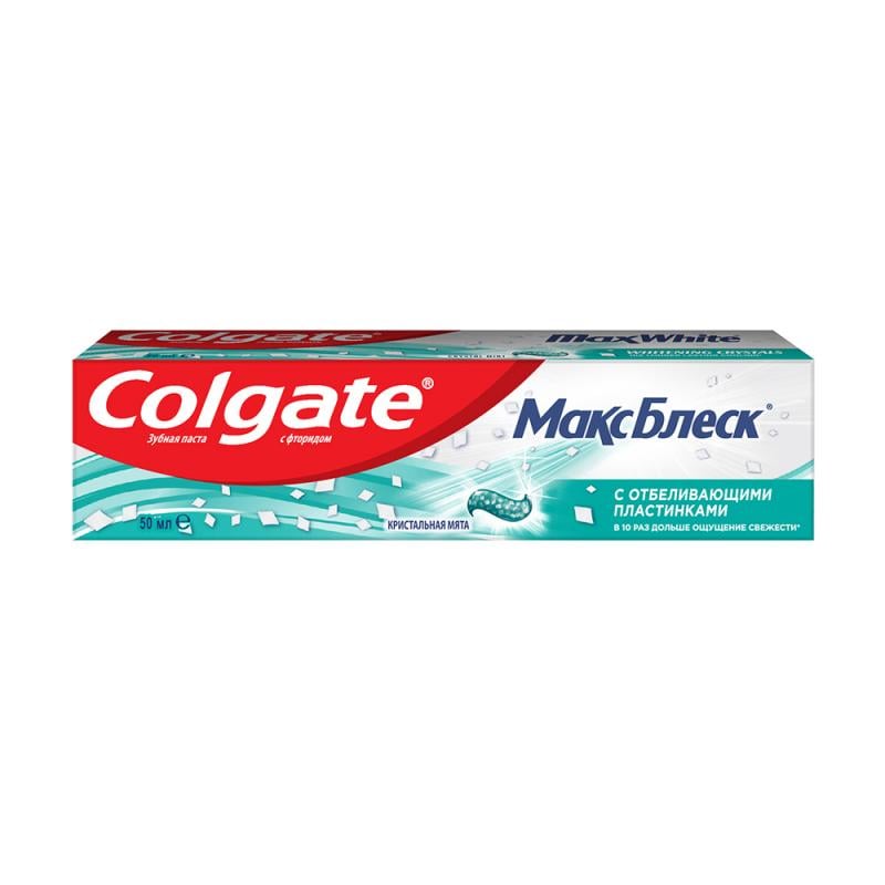 Зубная паста "Макс Блеск", Colgate, 50 мл