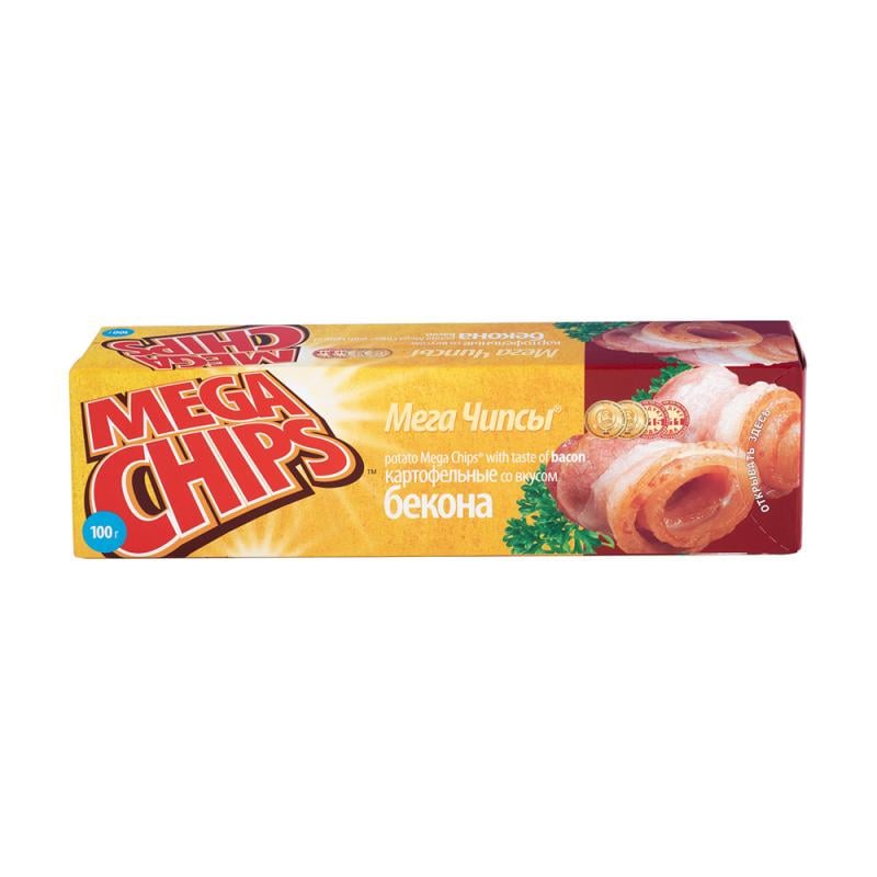 Мегачипсы картофельные, Megachips, 100 г, в ассортименте