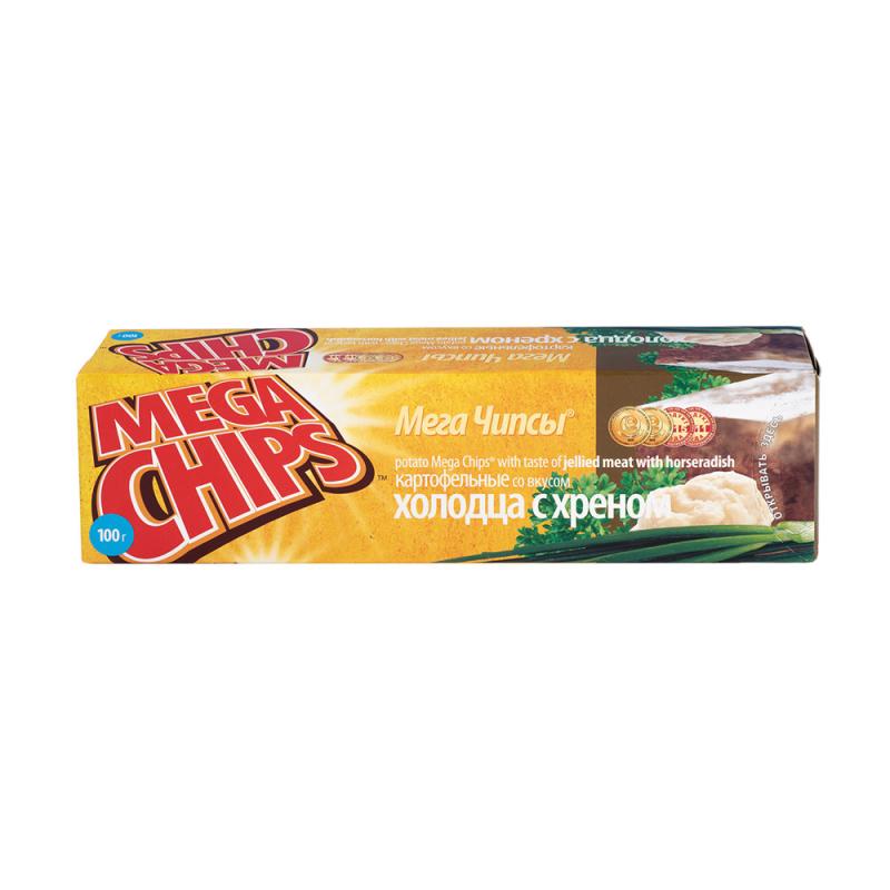 Мегачипсы картофельные, Megachips, 100 г, в ассортименте