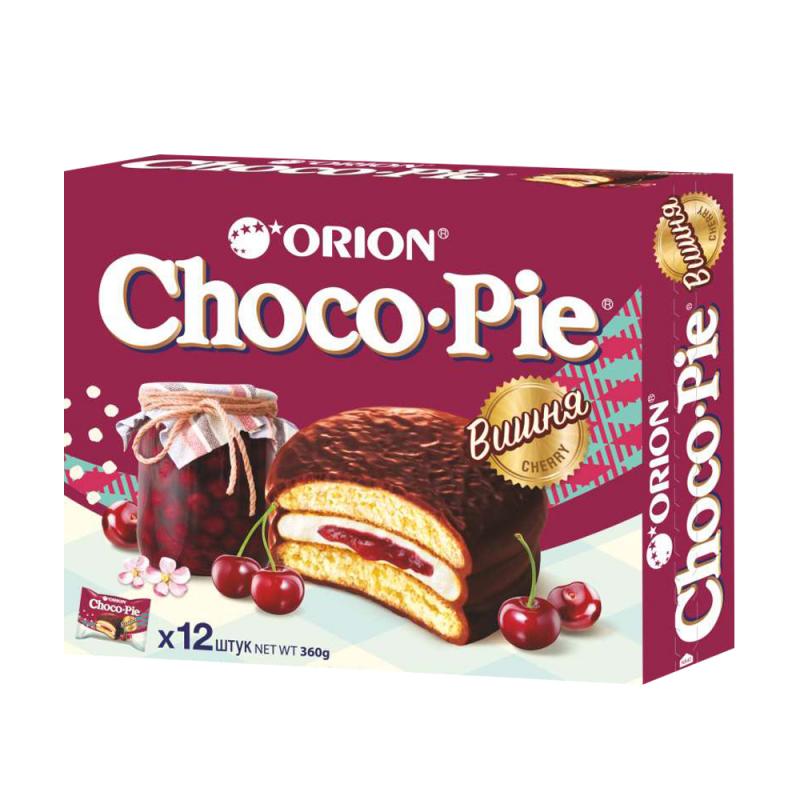 Кондитерское изделие "Choco Pie", Orion, вишня, 360 г - купить в интернет-магазине Fix Price в г. Москва по цене 174,50 ₽