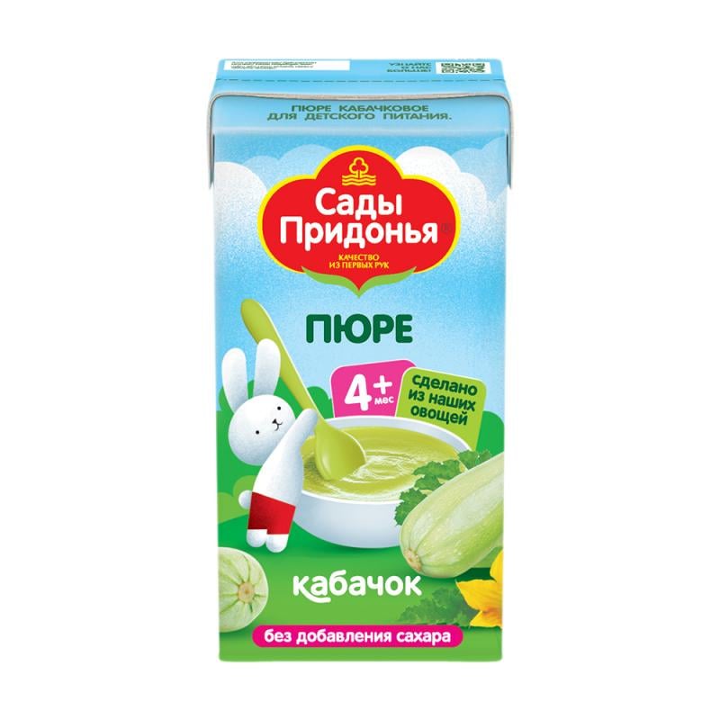 Пюре, Сады Придонья, 125 г, в ассортименте