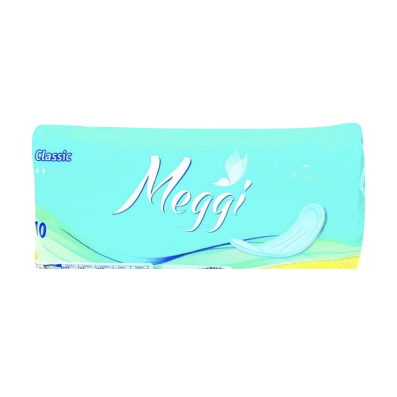 Гигиенические прокладки "Classic", Meggi, 10 шт.