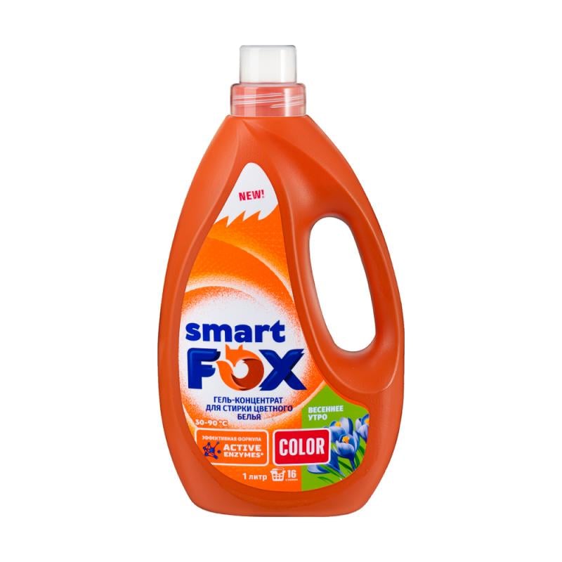 Гель-концентрат для стирки, Smart Fox, 1 л