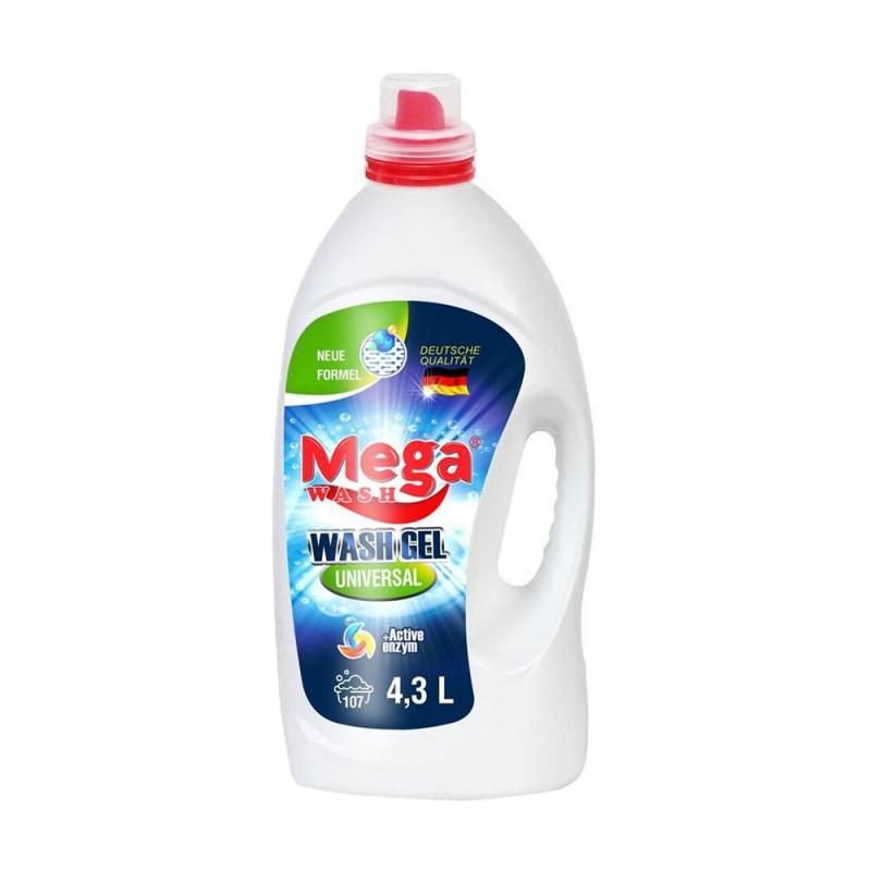 Гель для стирки, Mega, 4,3 л