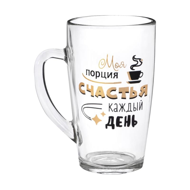 Кружка "XXXL Кофемания", 400 мл, в ассортименте