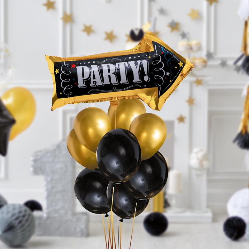 Декорация из воздушных шаров, Party, 9 шт., в ассортименте
