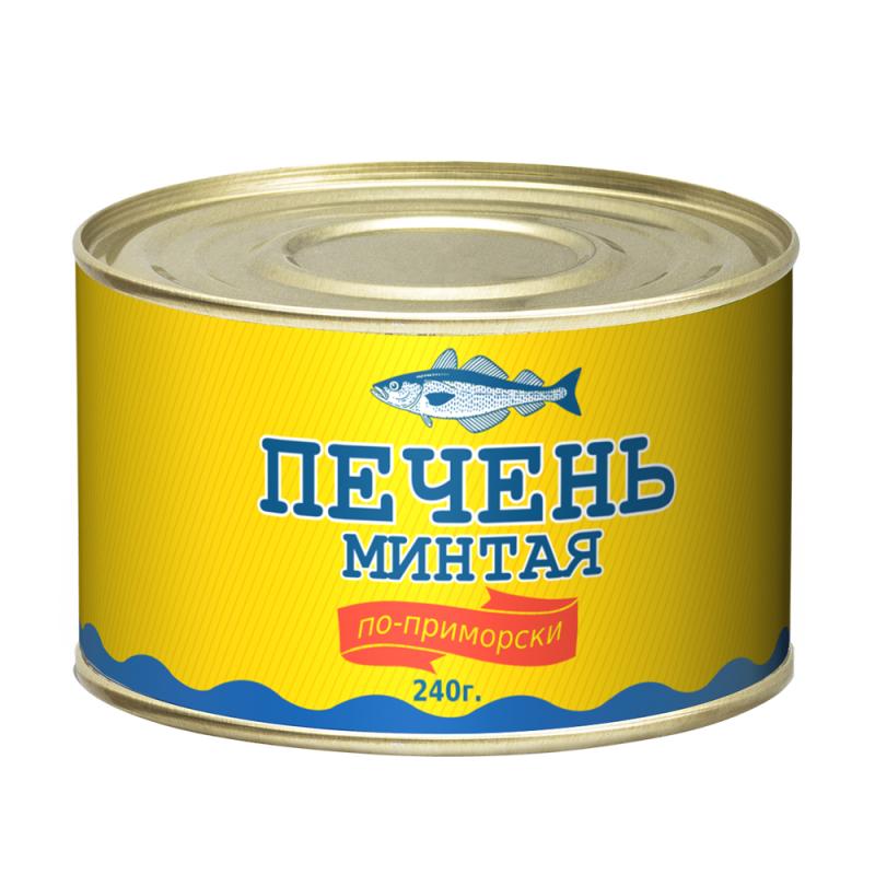 Печень минтая "По-приморски", 240 г