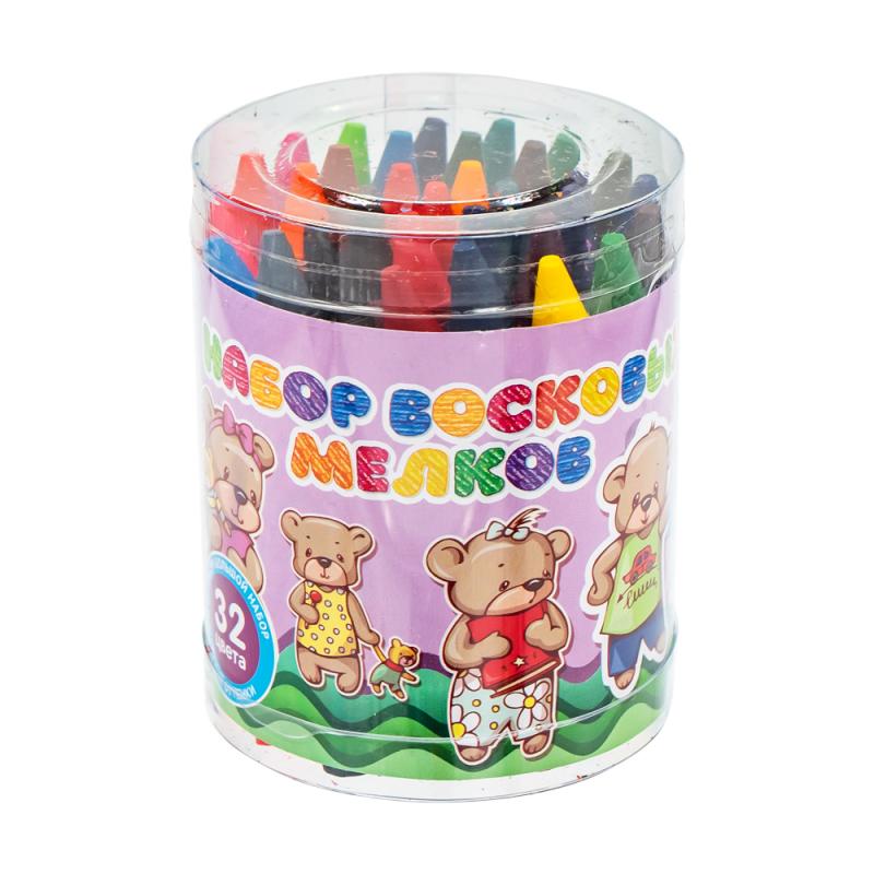 Набор восковых мелков, Kid's Fantasy, 32 шт., в ассортименте