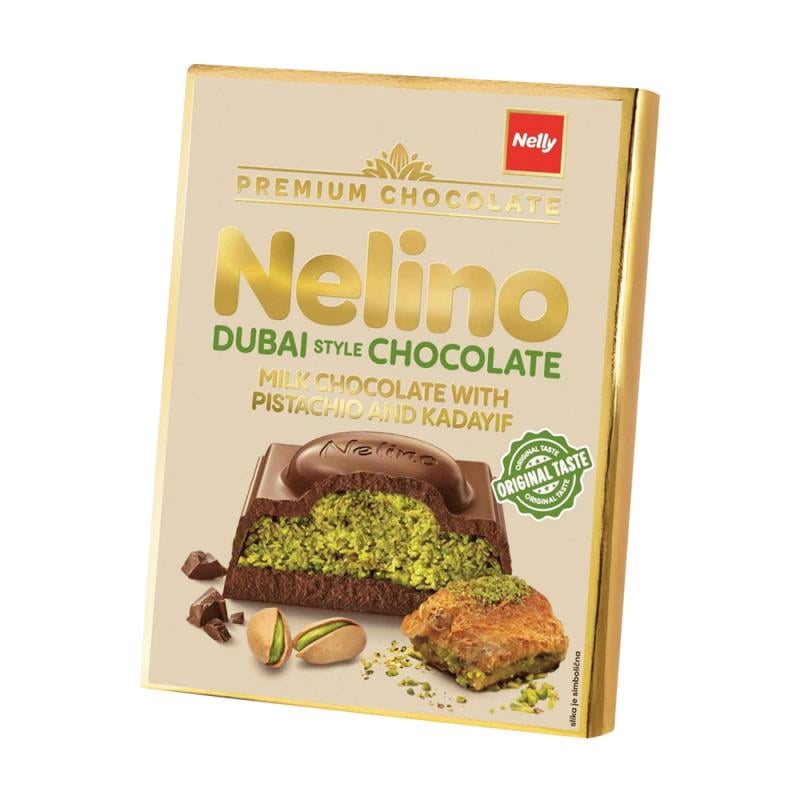 Шоколад молочный дубайский, Nelino, 62 г