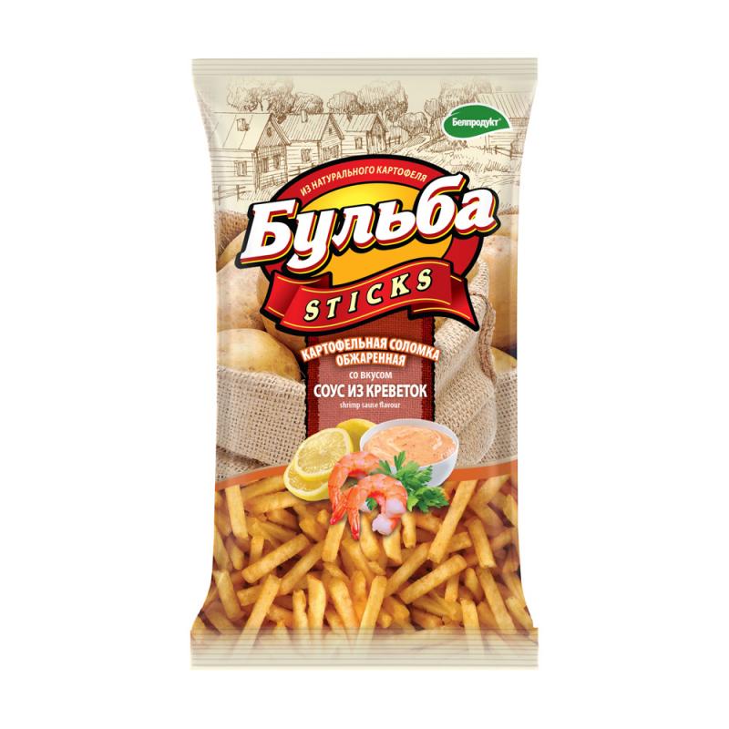Соломка из картофеля "Бульба Sticks", 75 г, в ассортименте