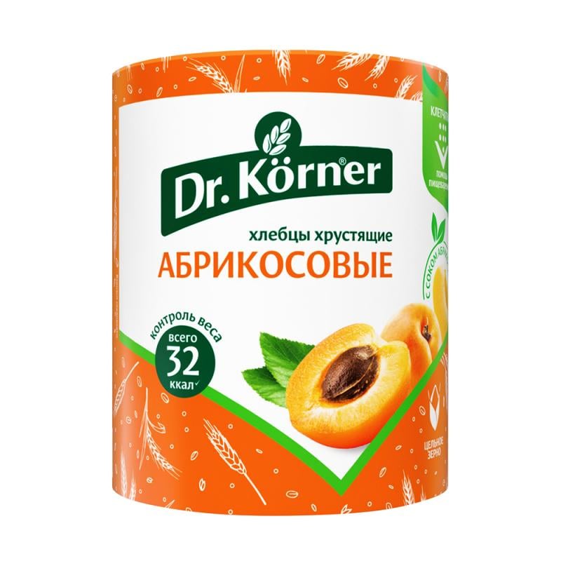 Хлебцы "Абрикосовые", Dr. Körner, 90 г