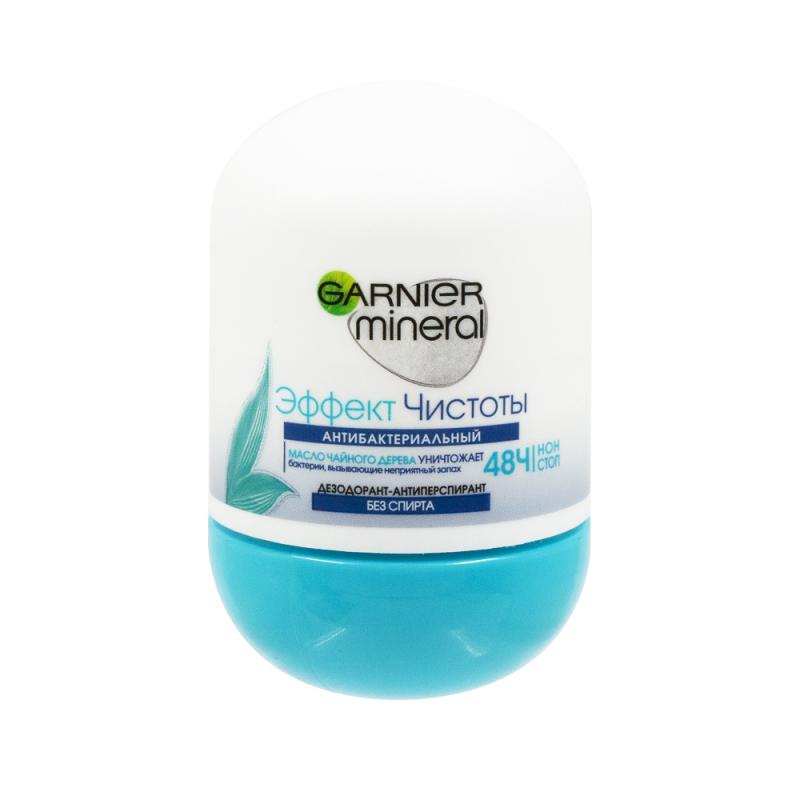 Роликовый антиперспирант, Garnier Mineral, 50 мл, в ассортименте