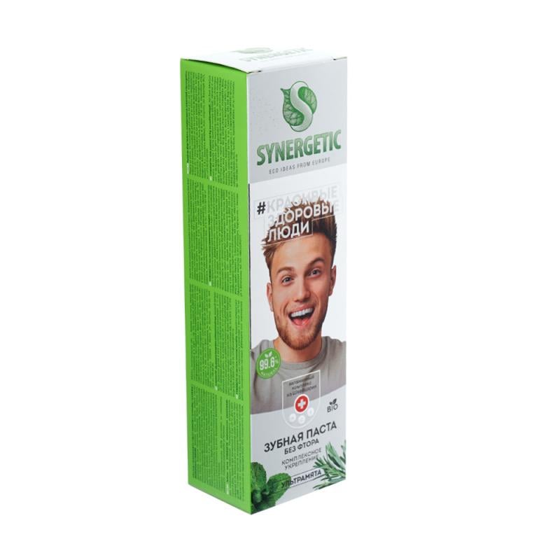 Зубная паста, SYNERGETIC, 100 г, в ассортименте
