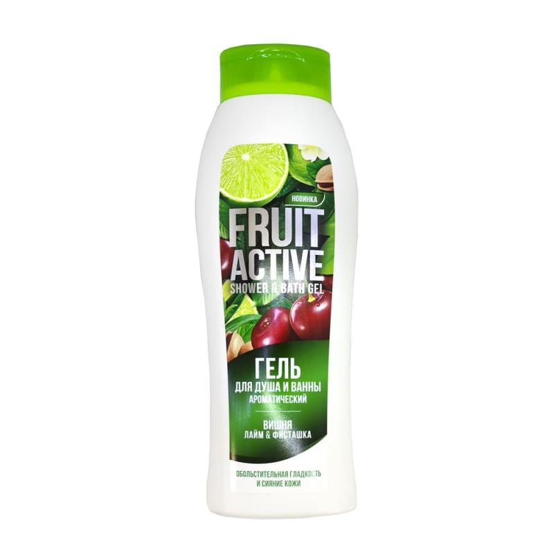 Гель для душа "Fruit Active", ЕВРО ЛАЙН КОСМЕТИКС, 500 мл, в ассортименте