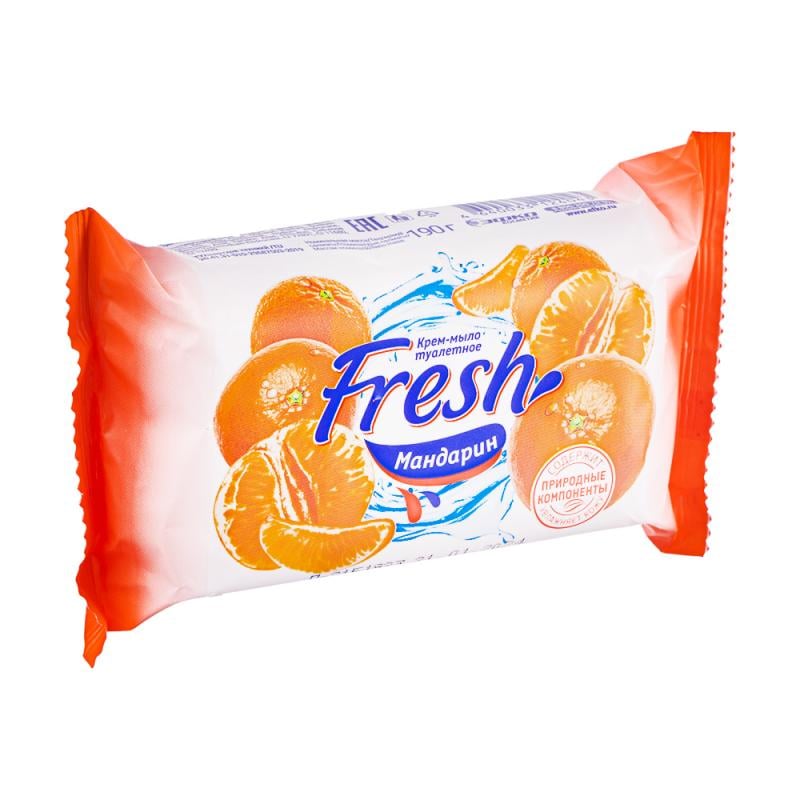 Крем-мыло туалетное, Fresh, 190 г, в ассортименте