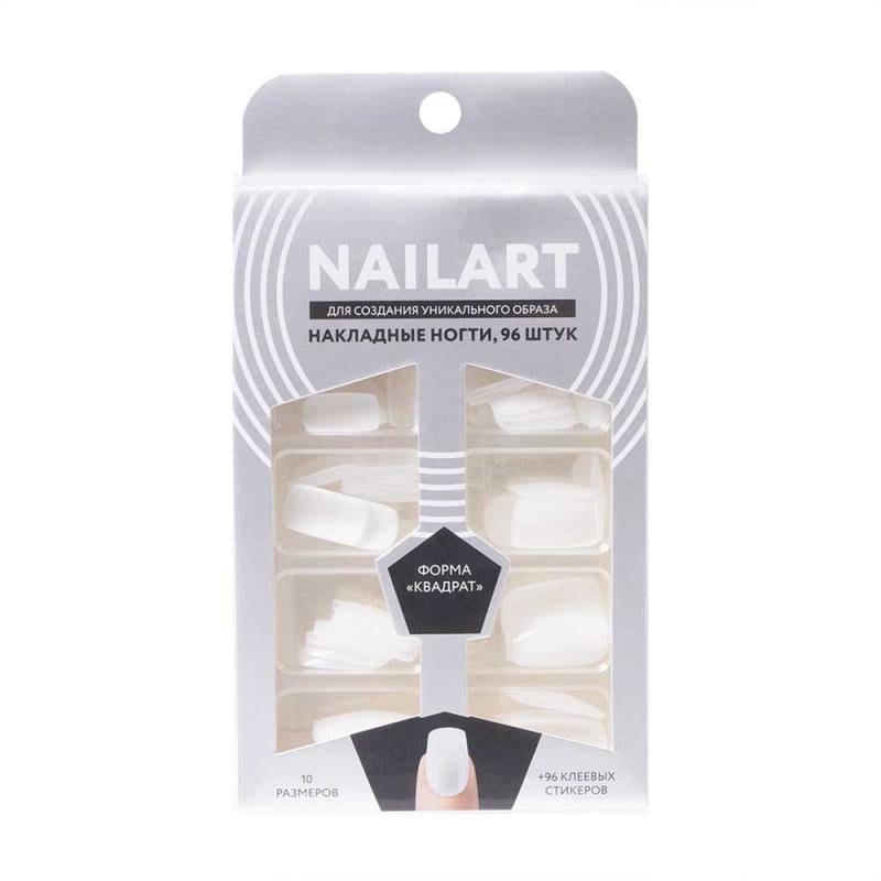 Накладные ногти "NAILART", 96 шт., в ассортименте