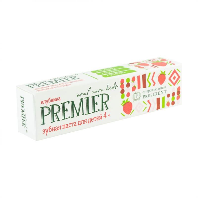 Зубная паста для детей "PREMIER", President, 50 г, в ассортименте